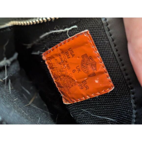 Harley Davidson Amherst Moto Soft Toe Biker Motorcycle Riding Boots Women's 8 - Picture 7 of 7